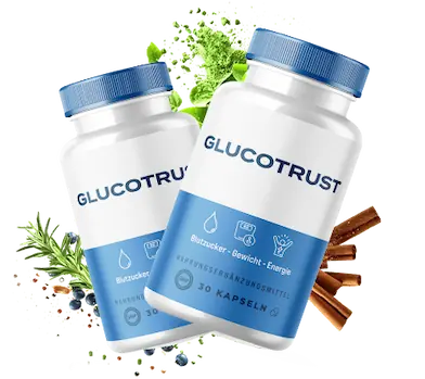 GlucoTrust Flaschen mit Gratis E-Books